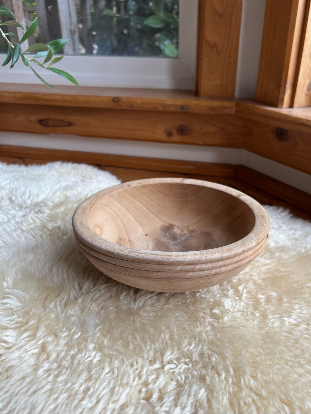 Vintage Wooden Bowl